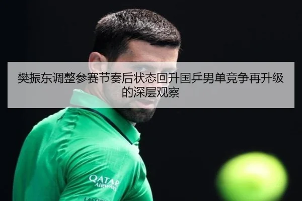 樊振东调整参赛节奏后状态回升国乒男单竞争再升级的深层观察